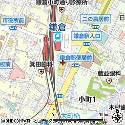 ノジマ東急ストア鎌倉店周辺の地図