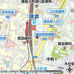 東急ストア鎌倉店周辺の地図
