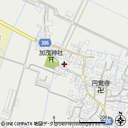 滋賀県高島市安曇川町四津川449周辺の地図