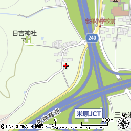 滋賀県米原市三吉837周辺の地図