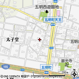 愛知県江南市五明町当光地32周辺の地図