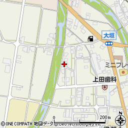 兵庫県朝来市山東町大垣74周辺の地図