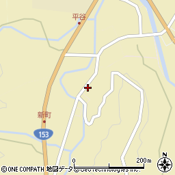 長野県下伊那郡平谷村1287周辺の地図