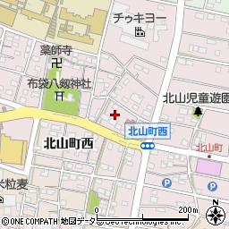 愛知県江南市北山町西249周辺の地図