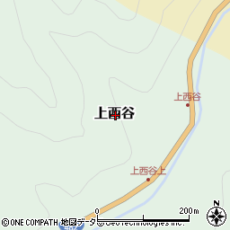 鳥取県東伯郡三朝町上西谷周辺の地図