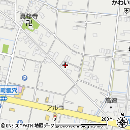 岐阜県羽島市竹鼻町狐穴1000周辺の地図