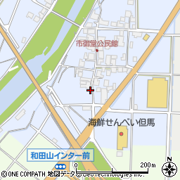 兵庫県朝来市和田山町市御堂95周辺の地図