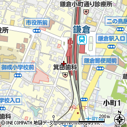 明治地所株式会社　鎌倉シーサイド店周辺の地図