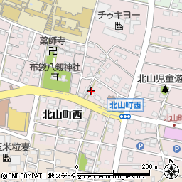 愛知県江南市北山町西246周辺の地図
