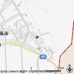 京都府福知山市私市稗田23周辺の地図
