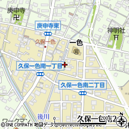 愛知県小牧市久保一色南2丁目60周辺の地図