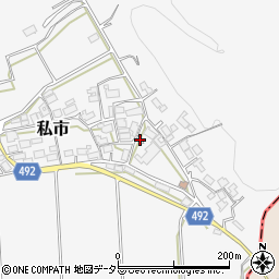 京都府福知山市私市稗田12周辺の地図