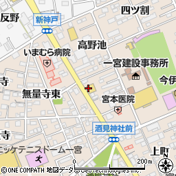 愛知日産自動車今伊勢店周辺の地図