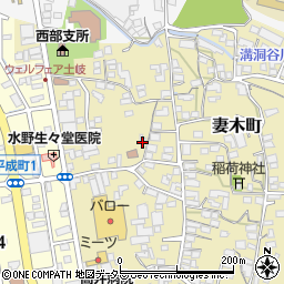 岐阜県土岐市妻木町1688周辺の地図