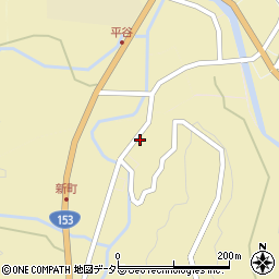 長野県下伊那郡平谷村671周辺の地図