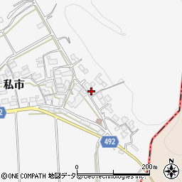 京都府福知山市私市稗田24周辺の地図