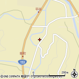 長野県下伊那郡平谷村1274周辺の地図