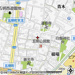 愛知県江南市五明町当光地147周辺の地図