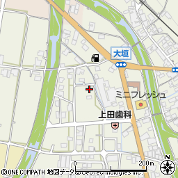 兵庫県朝来市山東町大垣58周辺の地図