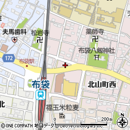 江南警察署布袋交番周辺の地図