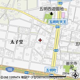 愛知県江南市五明町当光地33周辺の地図