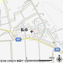 京都府福知山市私市西ケ端41周辺の地図