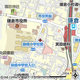 グランドメゾン鎌倉御成町周辺の地図