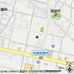 岐阜県羽島市竹鼻町狐穴553-5周辺の地図