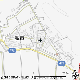 京都府福知山市私市西ケ端59周辺の地図