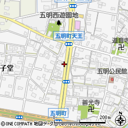 愛知県江南市五明町当光地180周辺の地図