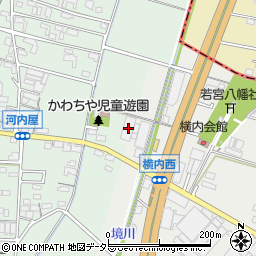 愛知県小牧市横内757周辺の地図