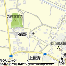 千葉県富津市下飯野689周辺の地図