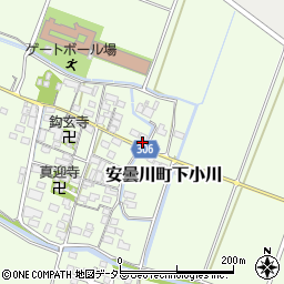 滋賀県高島市安曇川町下小川307周辺の地図