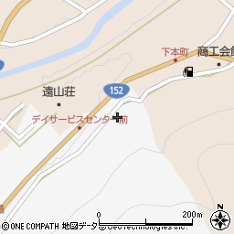 長野県飯田市南信濃八重河内17周辺の地図