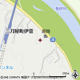 島根県雲南市三刀屋町伊萱14-4周辺の地図