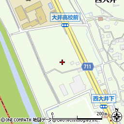 神奈川県足柄上郡大井町西大井周辺の地図