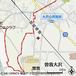 神奈川県小田原市曽我大沢89周辺の地図