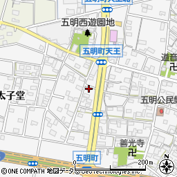 愛知県江南市五明町当光地176周辺の地図