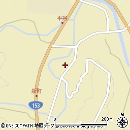 長野県下伊那郡平谷村1233周辺の地図