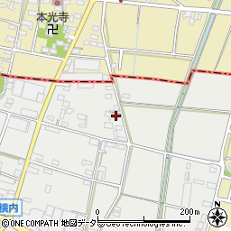 愛知県小牧市横内140周辺の地図