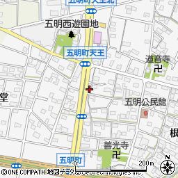 愛知県江南市五明町当光地88周辺の地図