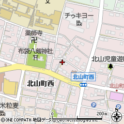愛知県江南市北山町西247周辺の地図