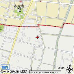 愛知県小牧市横内141周辺の地図