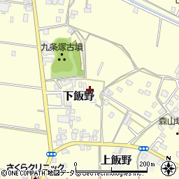 千葉県富津市下飯野721周辺の地図