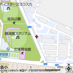 神奈川日産追浜店周辺の地図