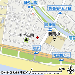 市営鵠沼住宅周辺の地図