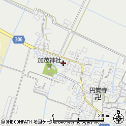 滋賀県高島市安曇川町四津川437周辺の地図