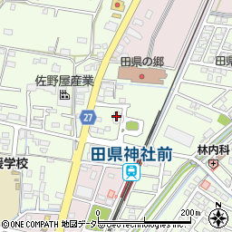 大垣共立銀行田県支店周辺の地図