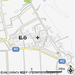京都府福知山市私市西ケ端49周辺の地図