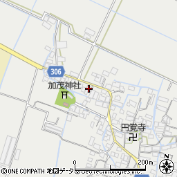 滋賀県高島市安曇川町四津川438周辺の地図